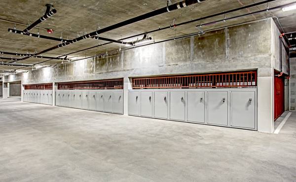 storage at One Hundred Grand Apartments