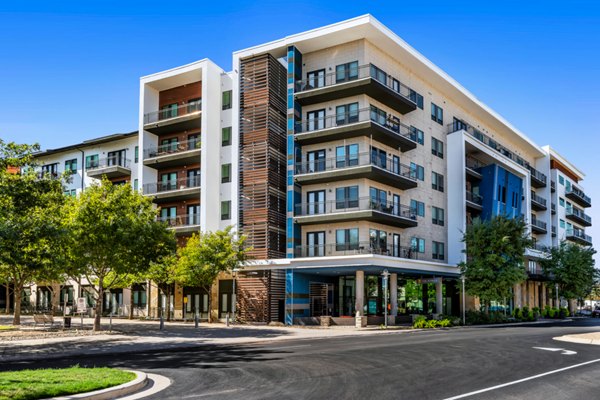 exterior at The Kenzie at The Domain Apartments