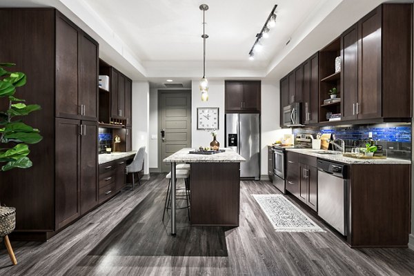 kitchen at The Kenzie at The Domain Apartments