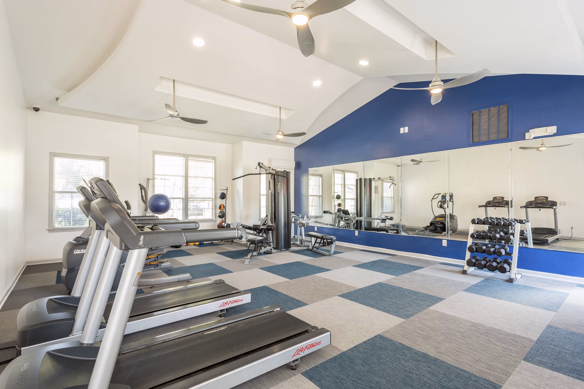 fitness center at Avana 55Twelve Apartments