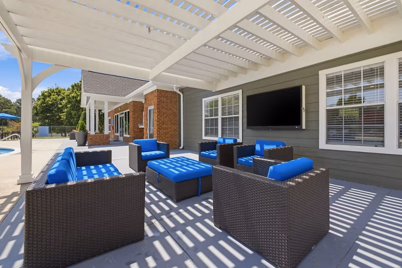 patio at Avana 55Twelve Apartments
