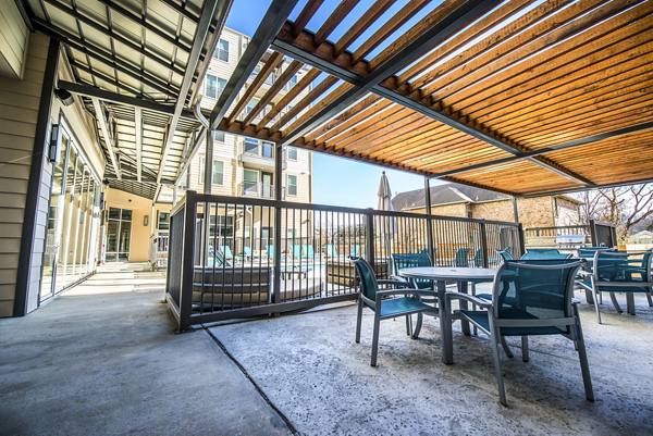 pool patio at 33 North Apartments - Student Living Apartments