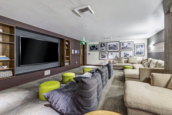 Clubhouse featuring sleek design and modern furnishings at Viktoria Apartments