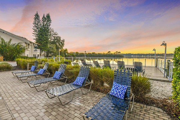 patio at Lakeshore at Altamonte Springs Apartments