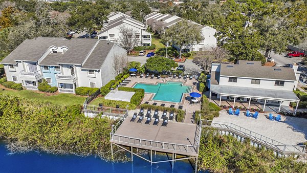 Inviting outdoor pool at Lakeshore at Altamonte Springs Apartments, perfect for relaxation and leisure activities in a luxury setting