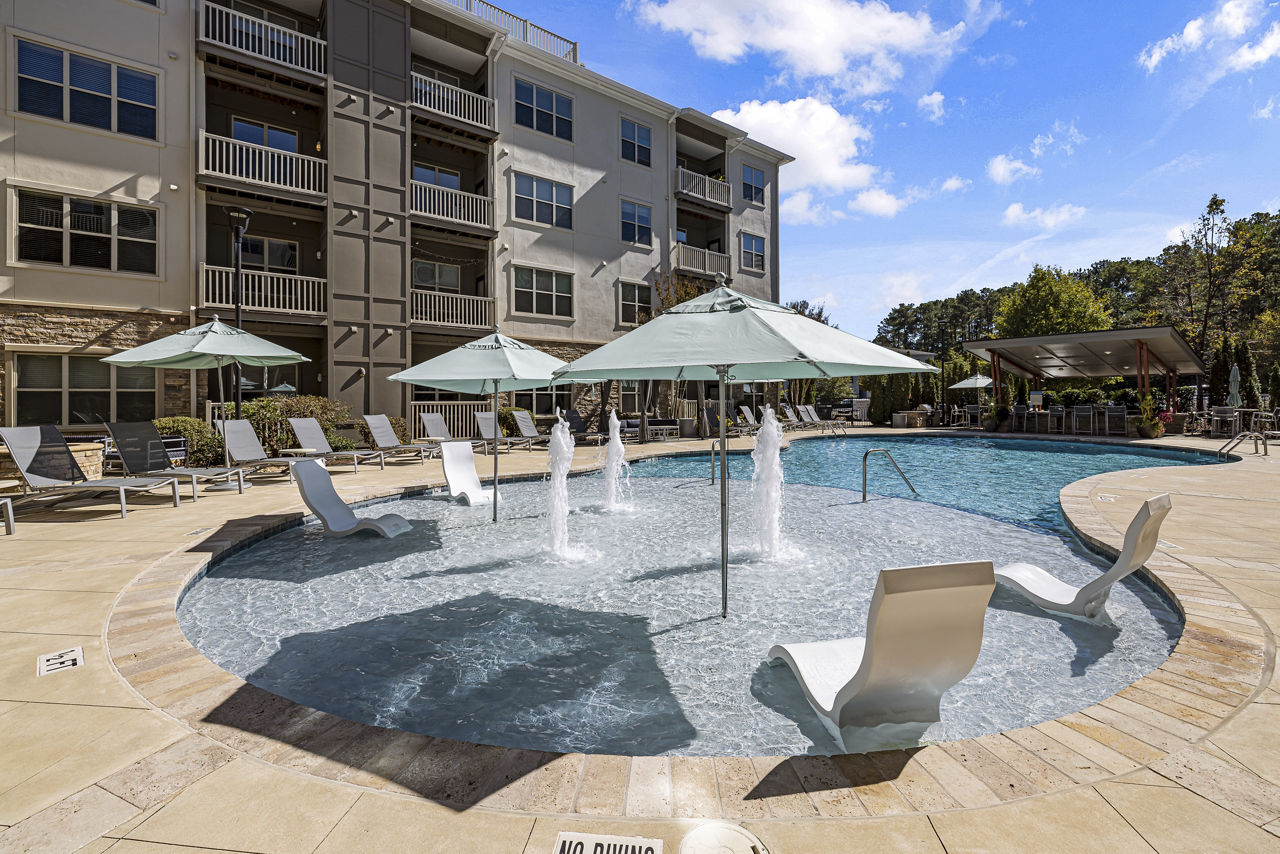 Pool at Junction Six Forks Apartments (3 of 4)