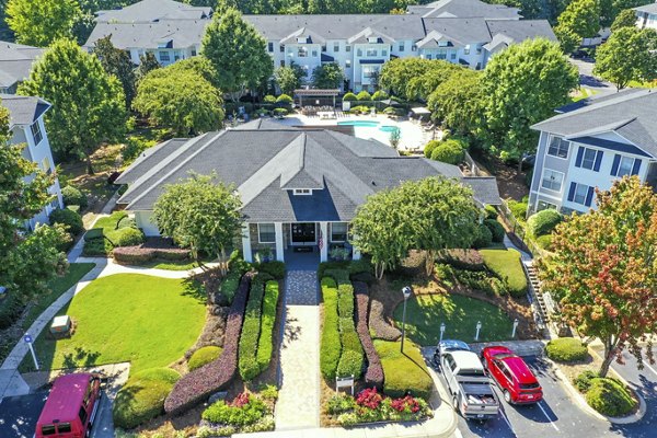 Modern view at Avana Ridenour Apartments showcasing landscaped gardens and contemporary architecture