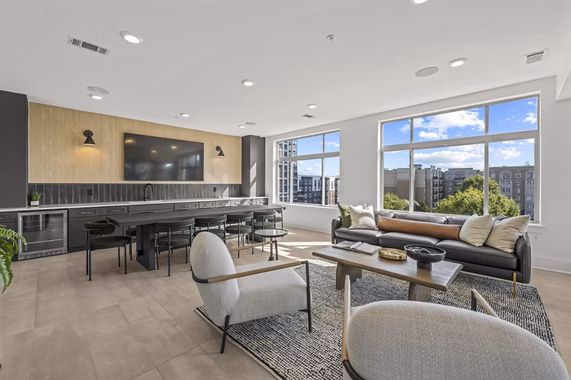 clubhouse at The Mint 425 Apartments