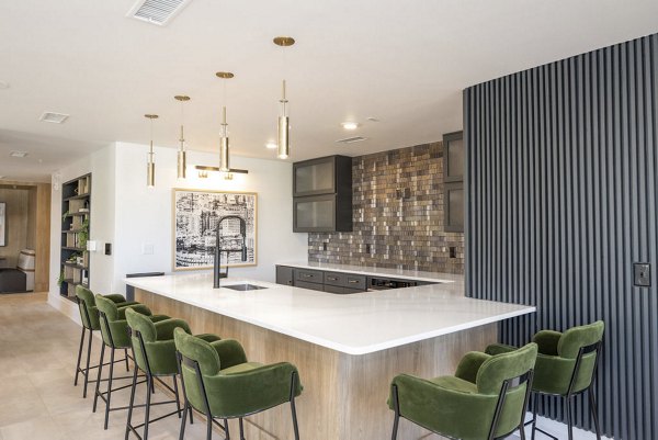 clubhouse at The Mint 425 Apartments