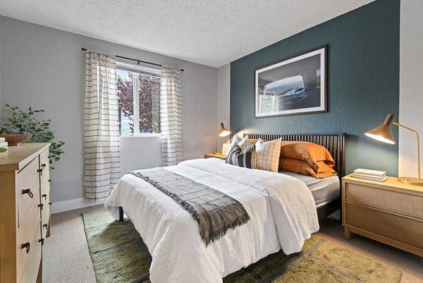 bedroom at Irwin Park Apartments