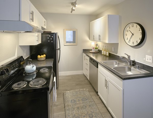 kitchen at Irwin Park Apartments