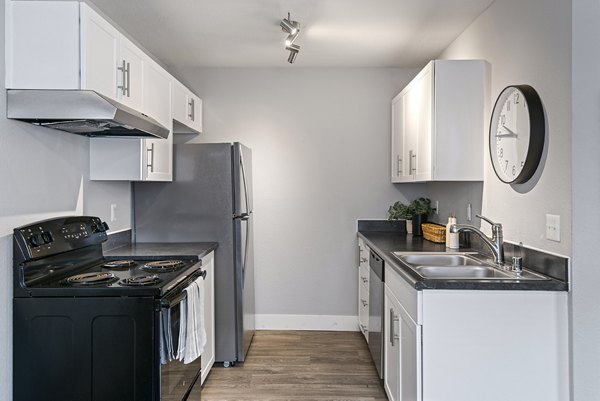 kitchen at Irwin Park Apartments