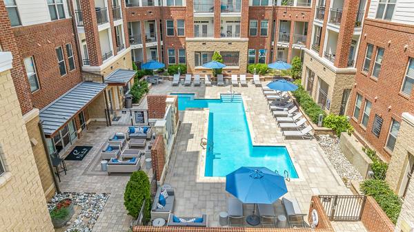 pool at Elan City Center Apartments