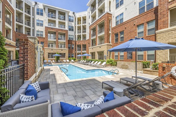 pool at Elan City Center Apartments