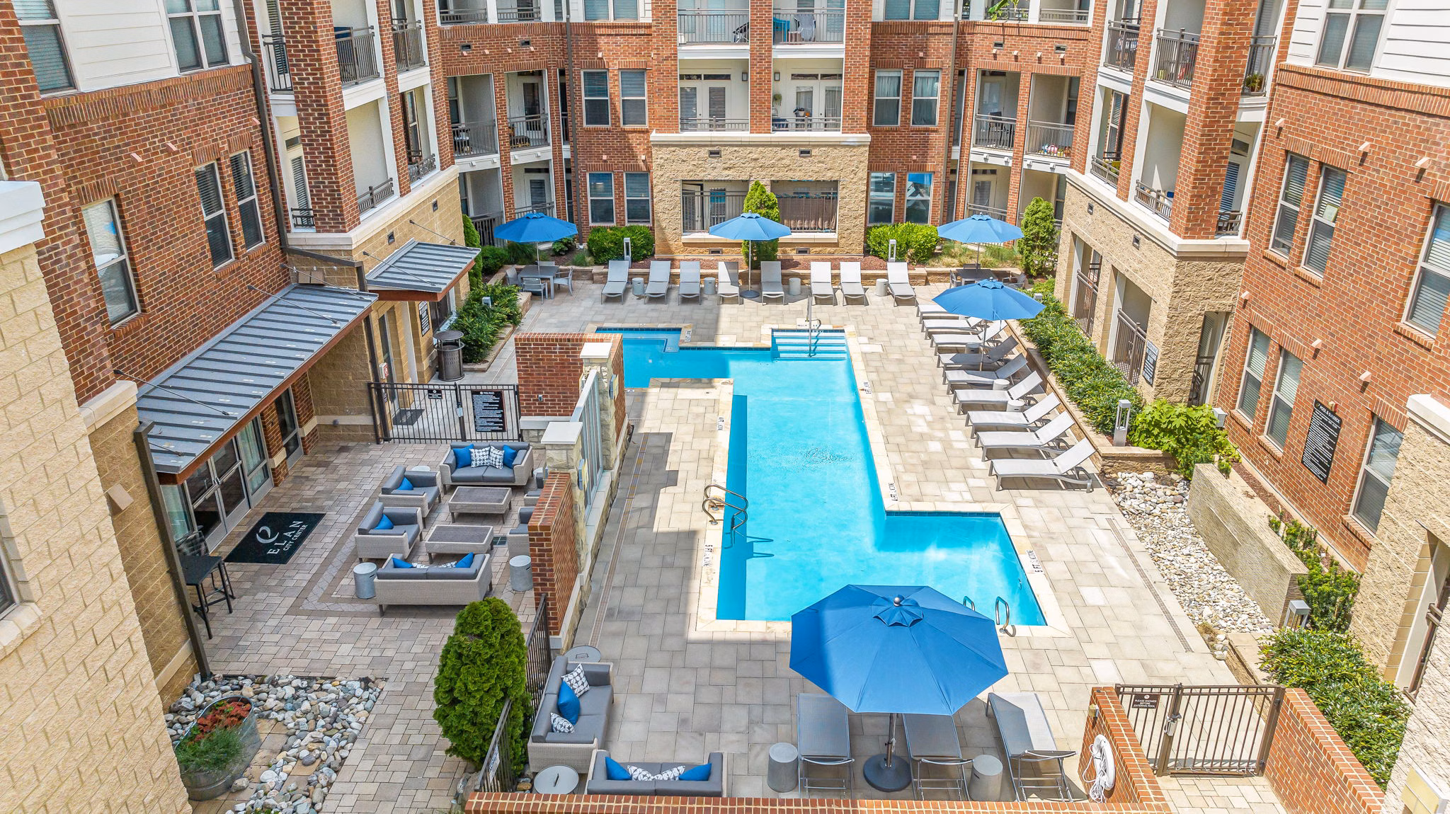 view at Elan City Center Apartments