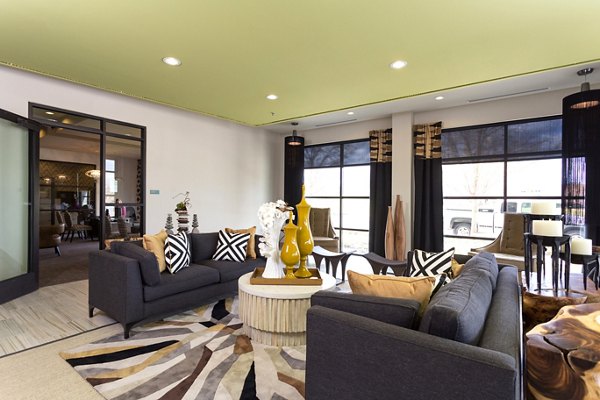 Clubhouse featuring modern design and recreational spaces at Azul Lakeshore Apartments
