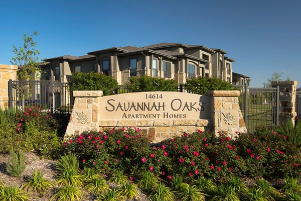 signage at Savannah Oaks Apartments