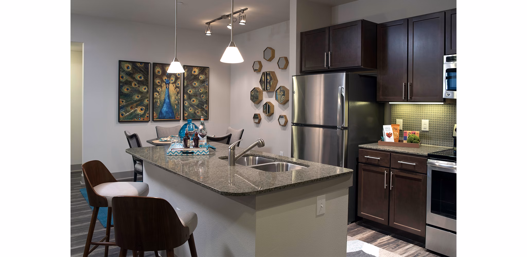 kitchen at Savannah Oaks Apartments
