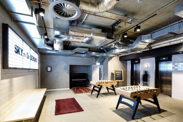 game room at Chapter Spitalfields
