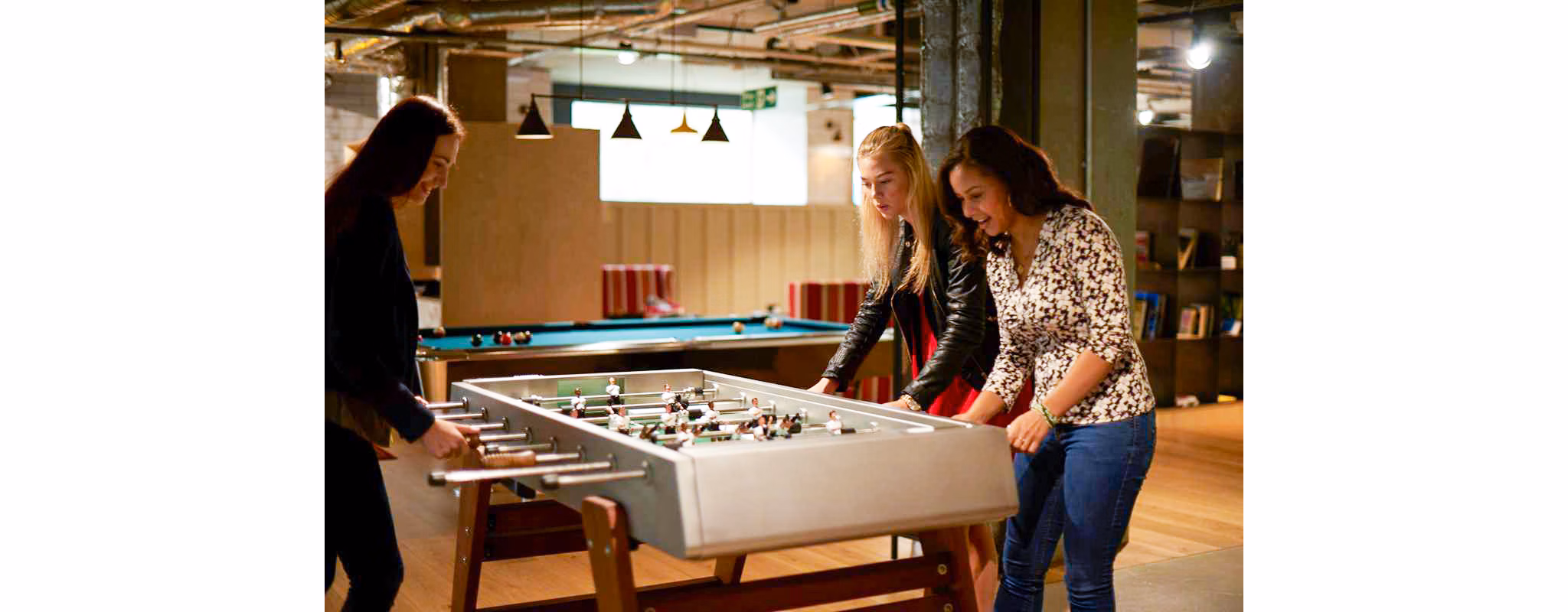 game room at Chapter Portobello        