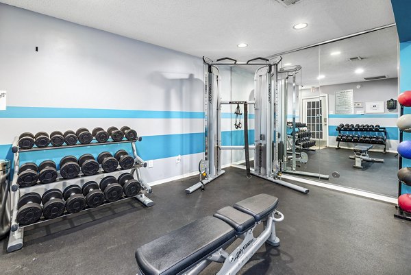 fitness center at Hamilton Ridge Apartments