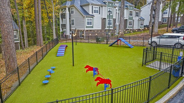 dog park at Harvest Apartments