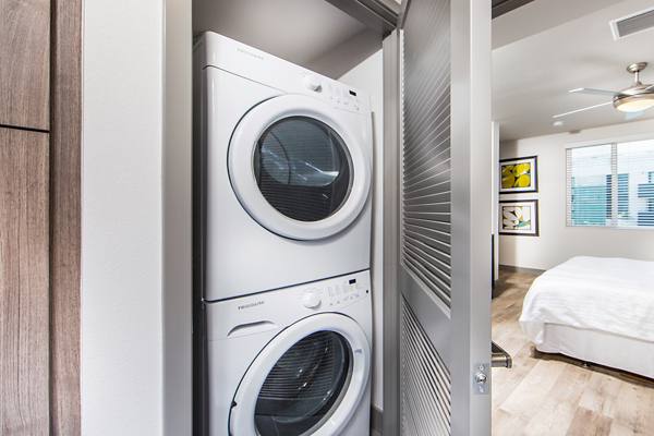 washer and dryer at Access Culver City Apartments