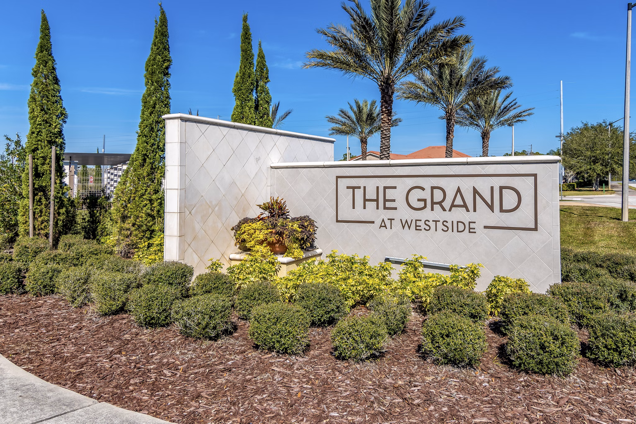 exterior at The Grand at Westside Apartments 