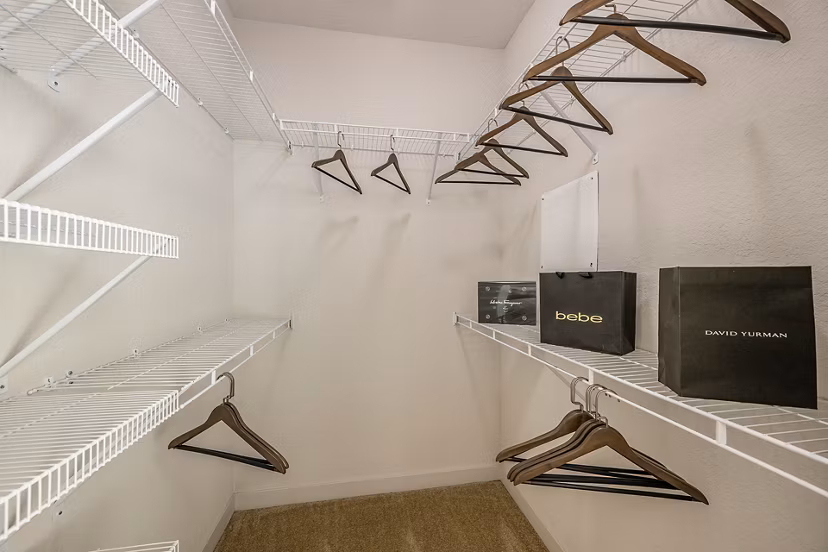 Closet at The Grand at Westside Apartments