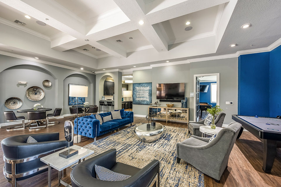 clubhouse at The Grand at Westside Apartments
