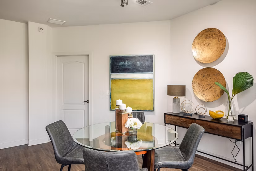 dining room at The Grand at Westside Apartments