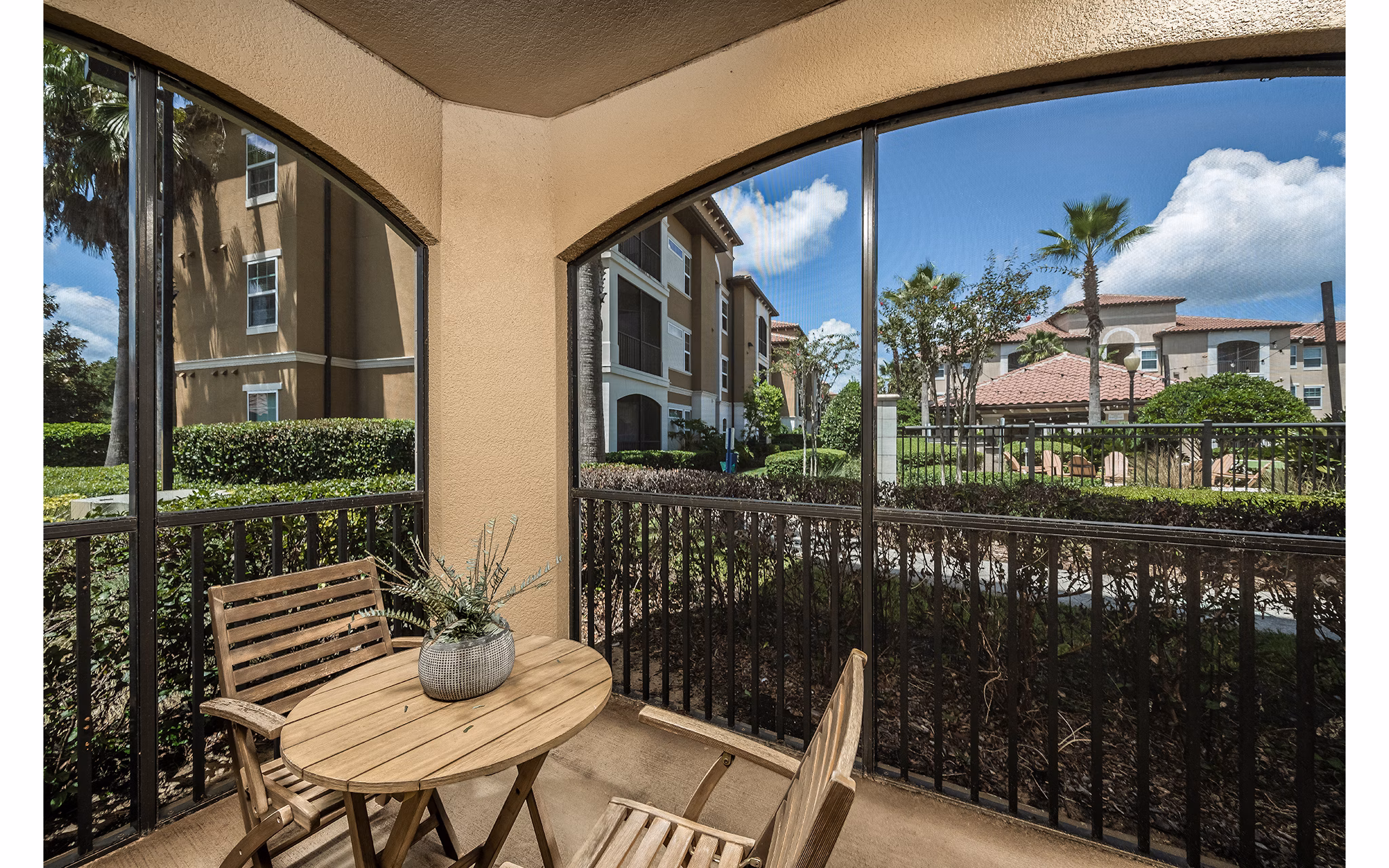 patio at The Grand at Westside Apartments