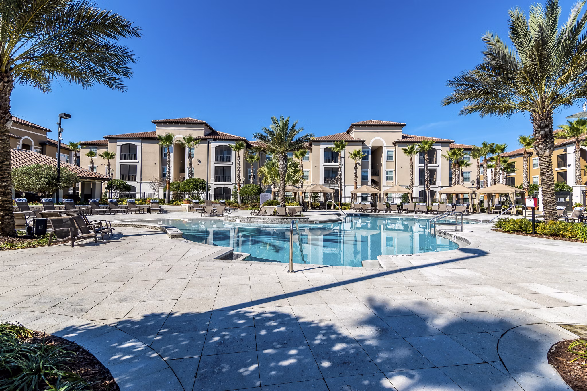 pool at The Grand at Westside Apartments 