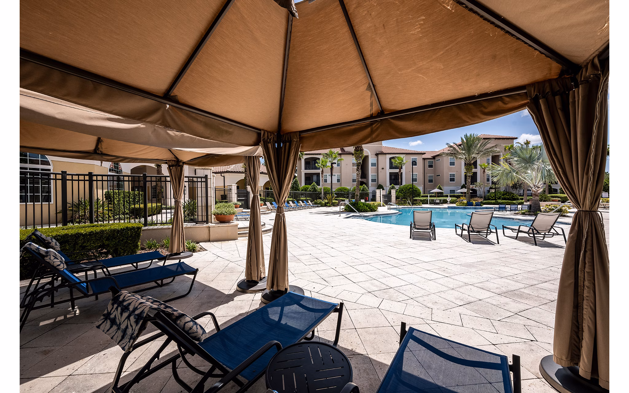 pool at The Grand at Westside Apartments