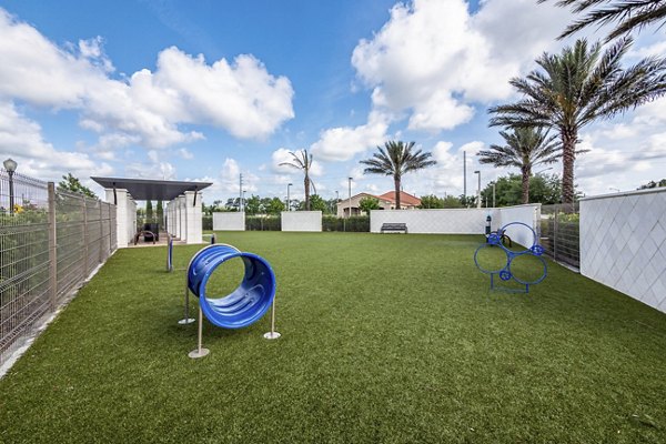dog park at The Grand at Westside Apartments 