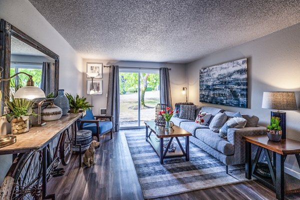 living room at The Alden Apartments