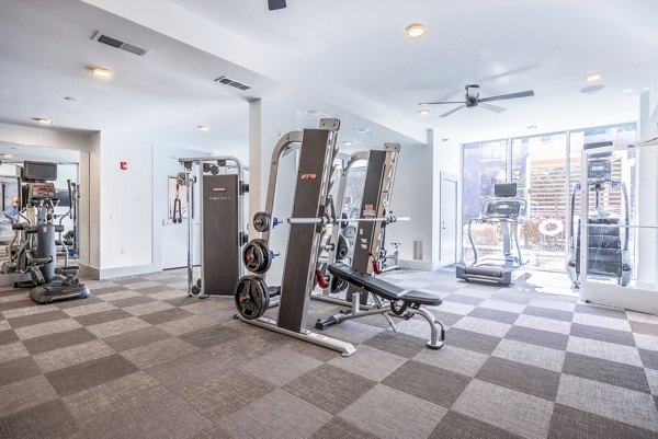 fitness center at Sur512 Apartments