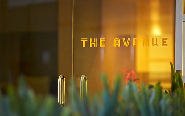 signage at The Avenue Hollywood Apartments