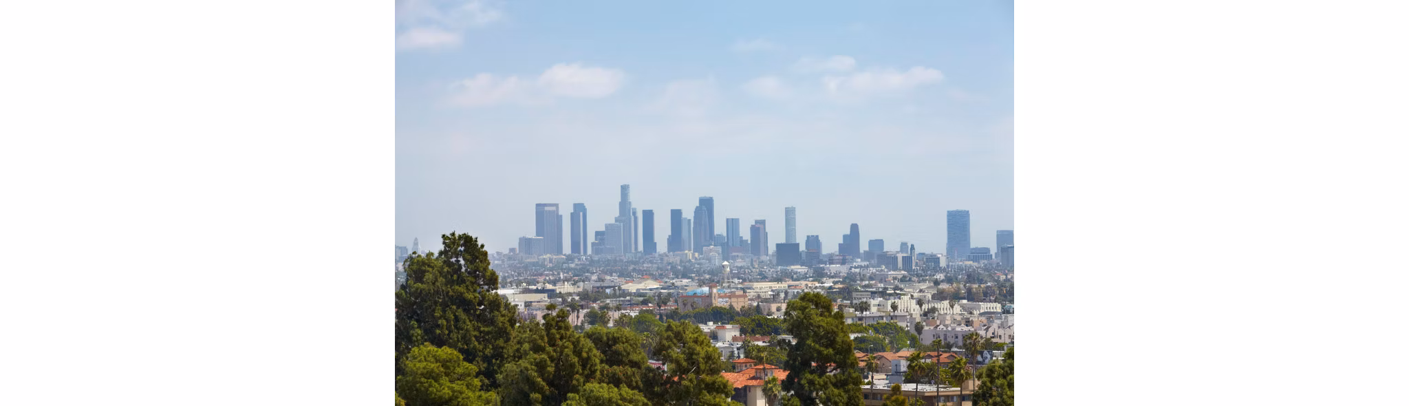 The Avenue Hollywood Apartments: Cityscape view from a luxury balcony
