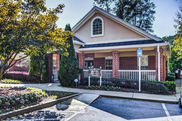 Contemporary clubhouse and leasing office at Avana Kennesaw Apartments offering luxury amenities