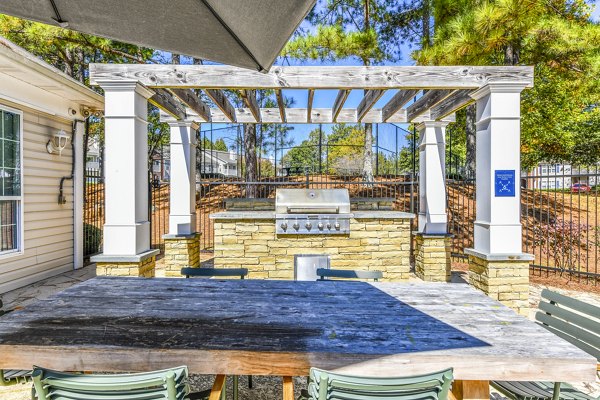 grill area patio at Avana Kennesaw Apartments