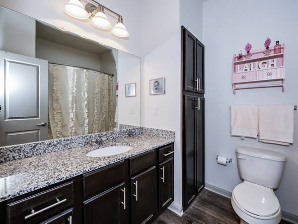 bathroom at Millennium One Student Apartments