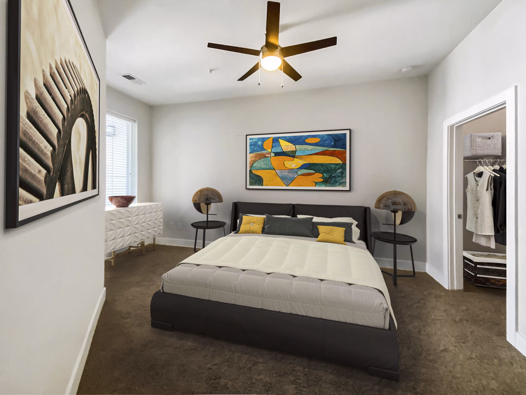 bathroom at Presley Uptown Apartments