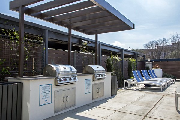 grill area at The Cabochon at River Oaks Apartments 
