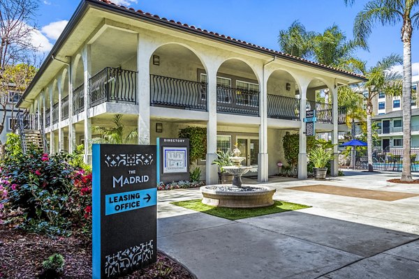 clubhouse/leasing office at Madrid Apartments