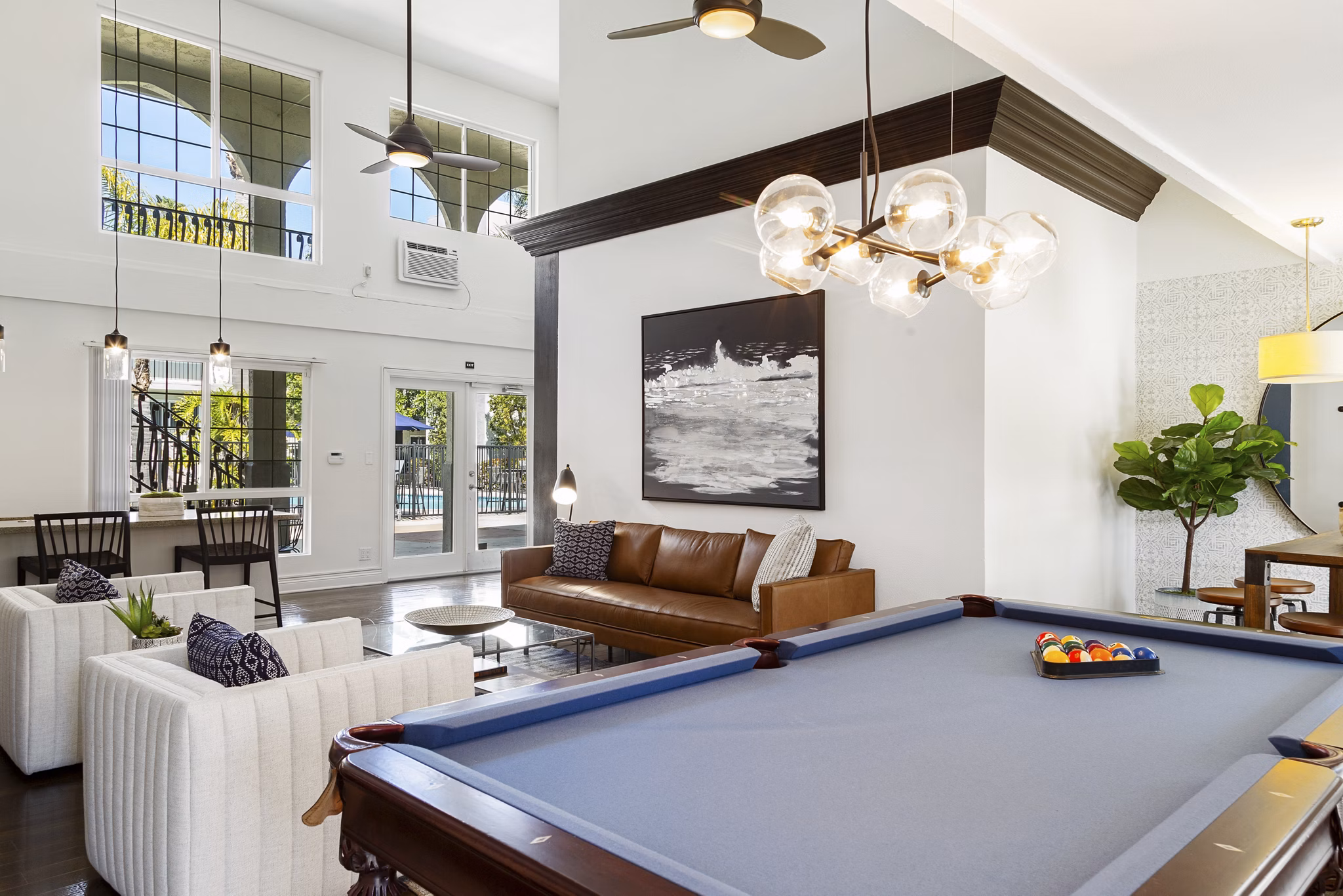 clubhouse at Madrid Apartments