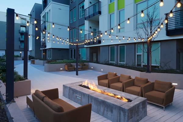 patio at Loft House Apartments