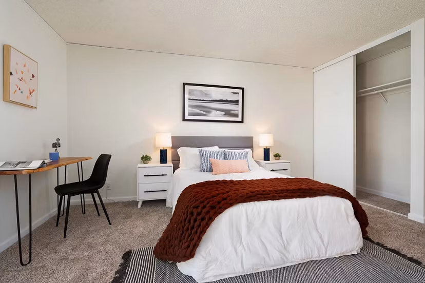 bedroom at Creekwood Apartments