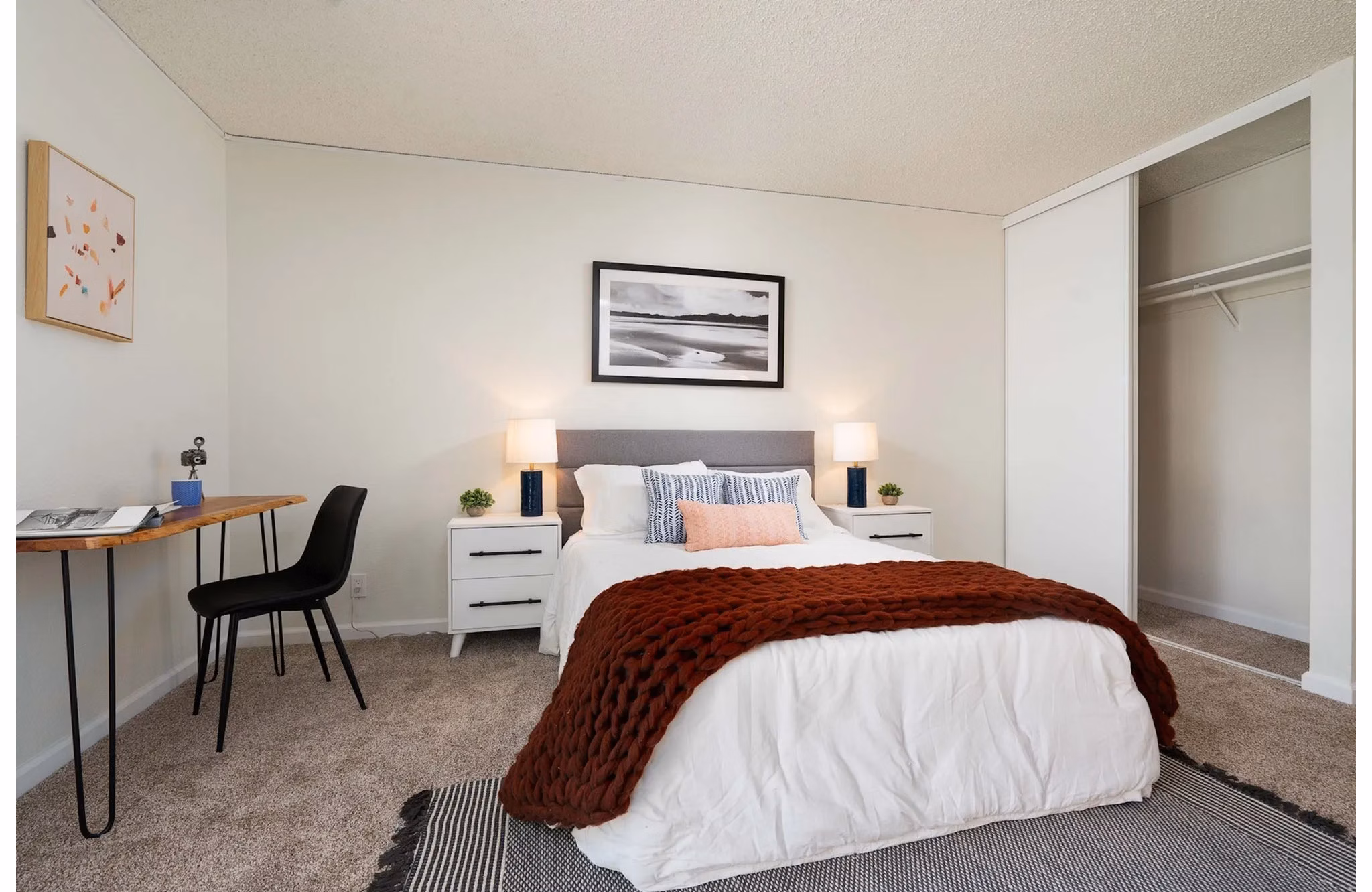 bedroom at Creekwood Apartments