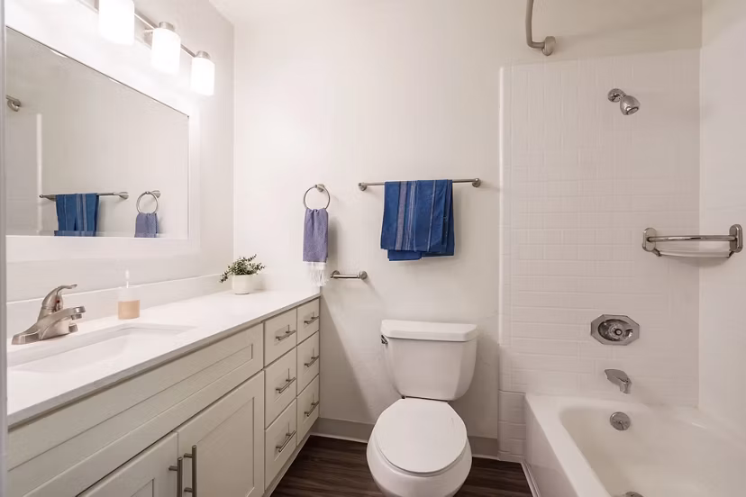 bathroom at Creekwood Apartments